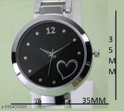 Professional Round Dial Mate Shade Metal And Lethaer  Belt Analog Combo  Women Watches