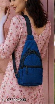 Premium Blue Crossbody Sling Bag for Men & Women