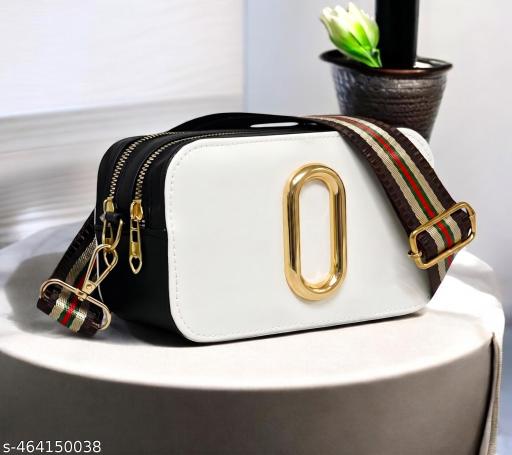 Classic Fancy Women Slingbags ( white)