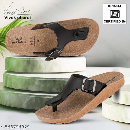 Bersache Extra Soft Classic Casual Chappal with  Regular wear with Ultra Soft & Flexibility Technology Sandals for Men's  (Gold)