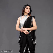 NEW FENCY GEORGETTE CUT WORK SAREE