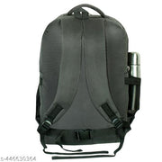 Casual Polyester Zip Pocket Grey Water Resistant Backpack For Men | Men's Backpack | College Bag | Laptop Bag | Travel Bag