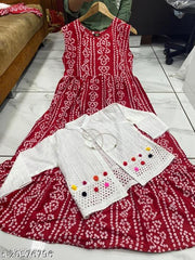 Trendy Rayon Drishya Kurtis