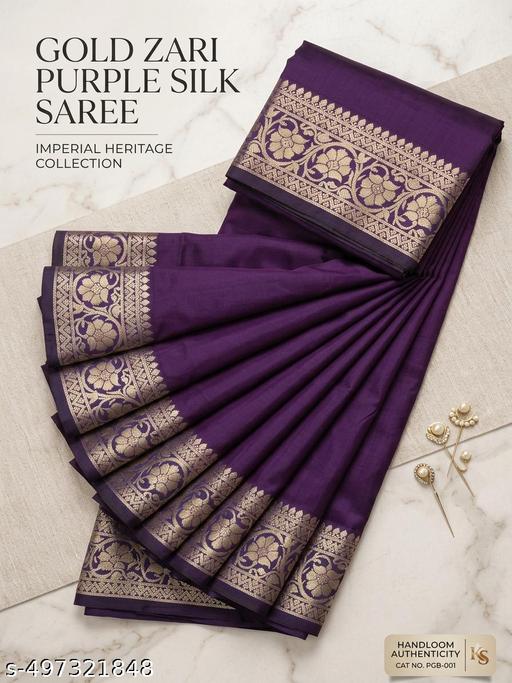 Banarsi Soft Silk Zari Border jamla Saree – Wedding & Festive Party Wear