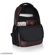 Zerus Trendy Pu Leather Laptop Backpack with Sling Bag Combo Multi-Purpose Office College Bag and Travel Bag for Men & Women