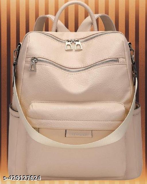 MomsyStore Women Leather Backpacks For Daily Travel Daypacks