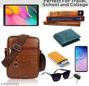 IX IXORA Brown  Sling Bag Mini Size  Sling Bag Men & Women Casual Sling Bag Beown  Fashion sider for Boy & Men  new  year  offer