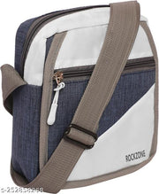 ZNW ENT GREY/WHITE SLING BODY CROSS BAG TIRCCHA CUT