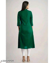MANDARIAN COLLAR KURTI WITH POCKET