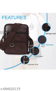 Men’s Sling Bag – Stylish Crossbody Shoulder Chest Bag for Travel, Office, Casual, and Daily Use – Compact & Lightweight Side Bag