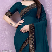 Stone daimond and kundan lace border saree | party wear saree and wedding saree | new collection saree for woman and girls | Rama saree