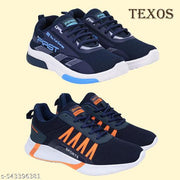 TEXOS Combo Multicolor Latest Design Walking, Joging and Running Sports Shoes for Men- Pack of 2