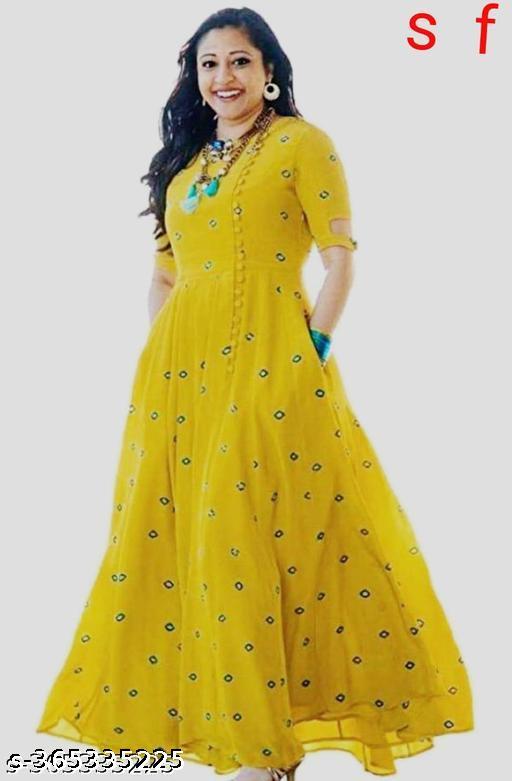 Women Embellished Viscose Rayon Anarkali Kurta