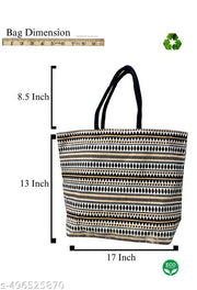 "Bold & Chikk Yellow-Black Tote Bag – Style Meets Function