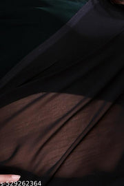 Plain Georgette Saree for womens