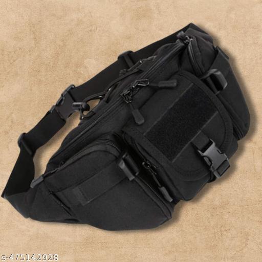 Black waist bag