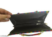 Rajasthani Jaipuri Ethnic Embroidered Women Girls Clutch, Hand Purses, Wallet | Women's Rajasthani Work Hand Purse/sling bag