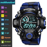 Waterproof Sports Multifunctional Alarm Unisex Watch Digital Watch For Men & Women New Waterproof Black Digital Jee Shock Unisex