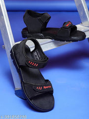 Classic : Men's Black Sandals for Every Occasion