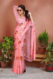Best Georgette Printe Silk Daily wear Saree