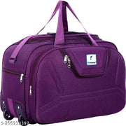 Frontsy Polyester 65 L Travel Duffle bags for travel With Wheels Trolley Men and Women