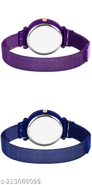New stylish Analogue Combo of 5 Woman's & Girl'S Watch Family Pack Combo(2)