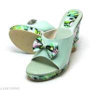 Wedges Casual Floral Heel For Women Block Heel Sandal For Women,casual Heel,Heels Slipper,Footwear,Chappal,Girls Heels