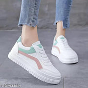 Wogdan girls white Stylish Look Casual Sneakers Shoes Womens And Girls
