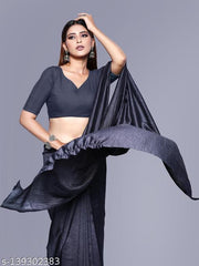 SITANJALI FANCY GOERGETTE SAREE WITH UNSTITCHED BLOUSE