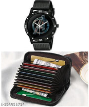 fancy man watch& card holder