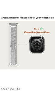 Trail Loop Alpine Loop Straps Compatible with Watch 49mm 45mm 44mm 42mm, Adjustable Velcro Premium Strap for iWatch Ultra & Ultra 2 Series SE 8 7 6 5 4 3 2 1. (Only 2 Pcs Trail Loop Strap, Watch NOT Included) Alpine Blue Trail White Combo Pack of 2