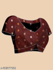Party wear  Soft Silk  Jacquard Saree With Blouse