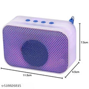 New Arrival Portable Wireless Bluetooth speaker With Premium Sound Quality & Extra bass Speaker ,SD card /RGB Lights ( NOTE:-ANY ONE COLOUR SPEAKER )