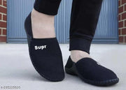 Men's Mesh Outdoor Casual Loafer Shoes |  new trendy black Mojaris for men's