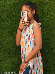 Tie Up Kurti | Sleeveless Kurti | Summer Kurti