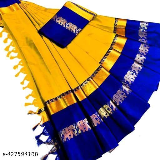 Hathi Design Silk Saree (Hathi Saree)