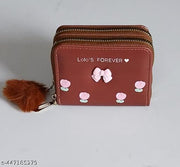 Small Clutch Wallet for Women, Coin Pocket with Dabbale Zipper  ( Dezine As A Per  Market Avalible )