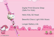 Watch for Kids HELLO KITTY Digital Lighting Glowing Kid Watch