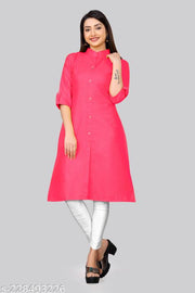 COLLR PLAIN KURTI