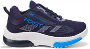 Unisex Kids Navy Blue Stylish & Trendy Comfortable Sports Running Shoes For Boys & Girls