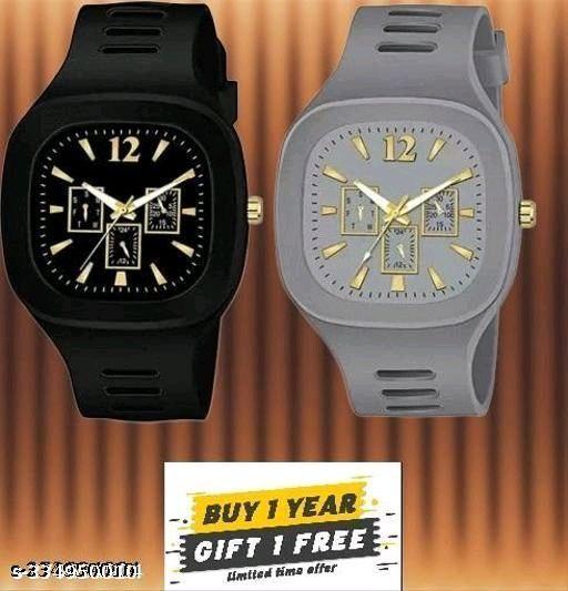 Casual look Unique Design Dial WATCH FOR BOYS MILOR White Analog  Combo Watch - For Men & Women