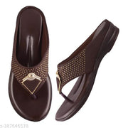 MFW Casual Flat Heel Lades Women Sandal Comfortable For Woman Unique new Girls Design Black