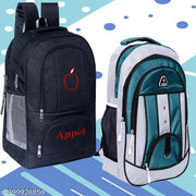 Elite 34L All Season Men's Backpack Suitable for Higher Grade School / College Students / Office/ Laptop bags for all day use Water-Resistance Fabric (Combo Pack of 2)