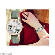Stylish Women's Analog Watch Combo | Floral Dial Designer Wrist Watches | Elegant Daily Wear Fashion Watches | Trendy Ladies Watch Set for Girls & Women | Casual Office Wear Wrist Watches | Multi-Color Leather Strap Combo | Party & Gift Option