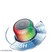 Portable Bluetooth Speakers, Mini Bluetooth Speaker with Lights, Enhanced Bass, Lightweight Portable Speakers for Travel,Hiking,Car,Gift Mini home theater with 1000Mah rechargeable battery