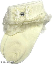 Baby Girl Cute and Beautiful Frill Socks - Pack of 4