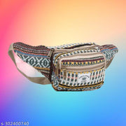 KRYSTAL Hemp Fanny Pack Waist Hip Bag Handmade from Pure Hemp (Multicolour) Pack of 1