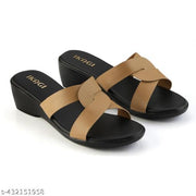 IKAGI Sandal Fashion Wedding Casual Platform Wedges Slip-On Sandals For Womens & Girls