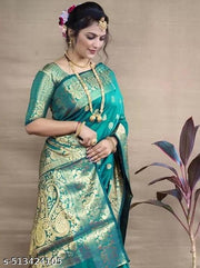 Vaani Fashion's Self Design Ethnic Wear Trendy Saree