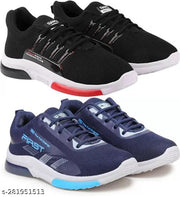 Multicolor Casual Sports Shoes for Men's and Boys - Pack of 2